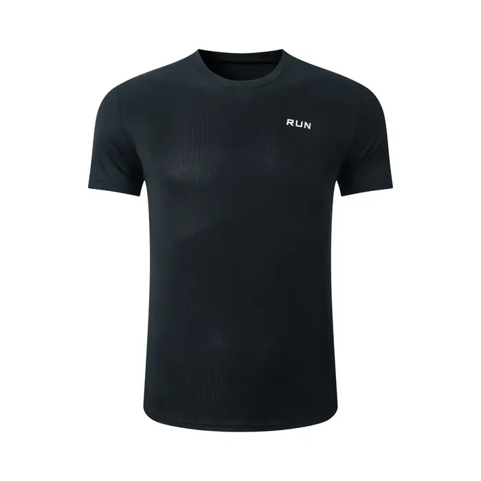 T-Shirt à Manches Courtes et Col Rond pour Homme, Vêtement Respirant, vaccage Rapide, dehors, Gym