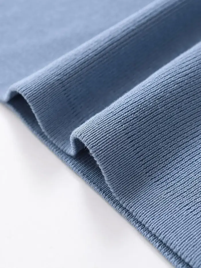 Débardeur bleu à col roulé sans manches et dos nu pour femme