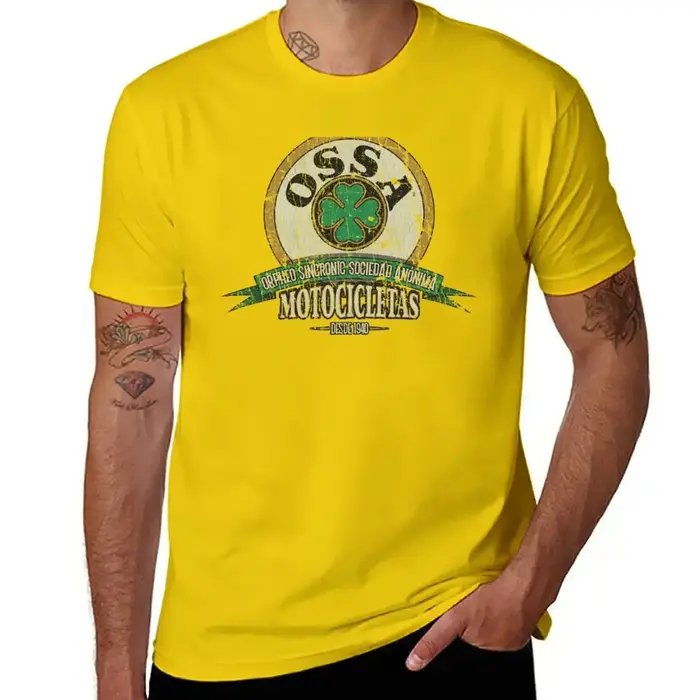 OSSA Motocicletas 1940 T-Shirt vêtements esthétiques hauts d'été fan de sport t-shirts