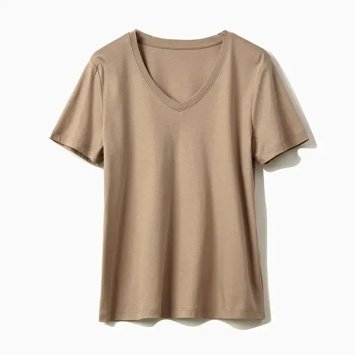 T-shirts d'été en coton mercerisé pour femmes