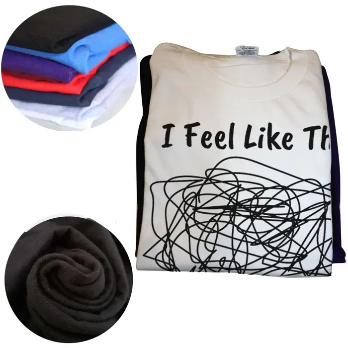 T-shirt en coton de taille européenne pour hommes et femmes, I Flag Like This TDAH Quote, Économie classiques vintage, Humor Funny Skull, Casual Hip Hop