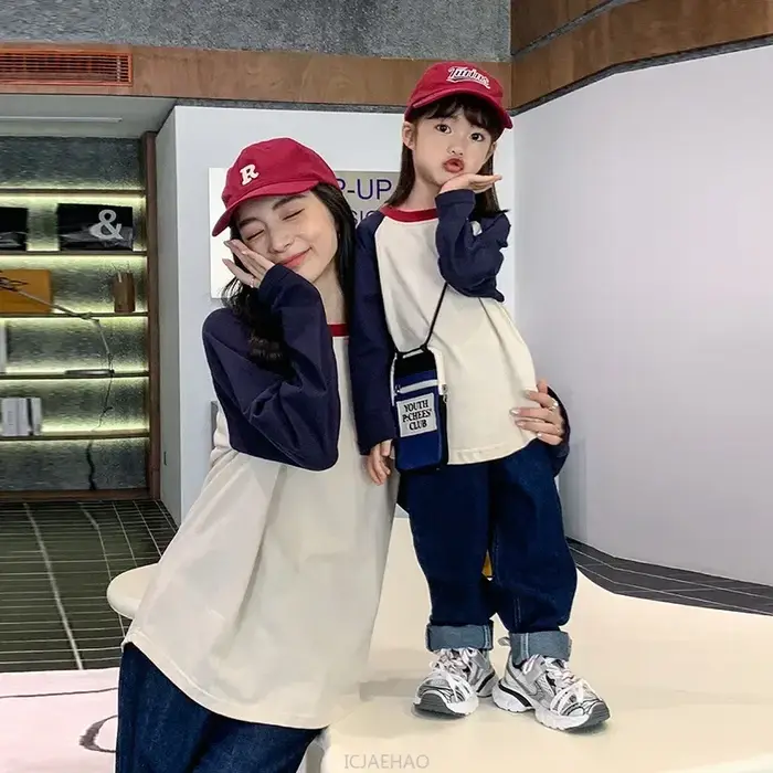 2025 adolescente fille vêtements coréen Parent-enfant