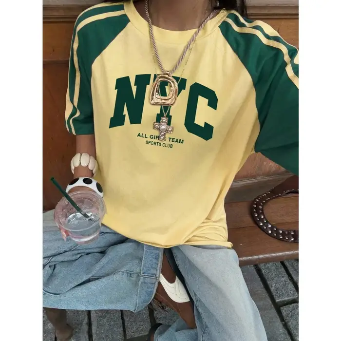 T-shirt à manches raglan pour femme