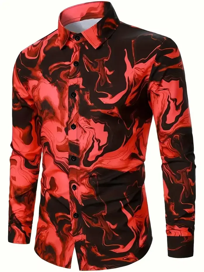 Chemise à manches longues pour hommes