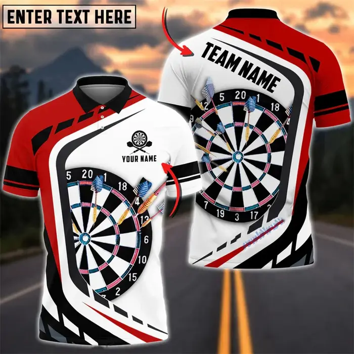 2025 Nouveau design Polos Unisexe Personnalité Nom personnalisé Bouton de revers Polo Unique Impression 3D Sport d'été Haut respirant