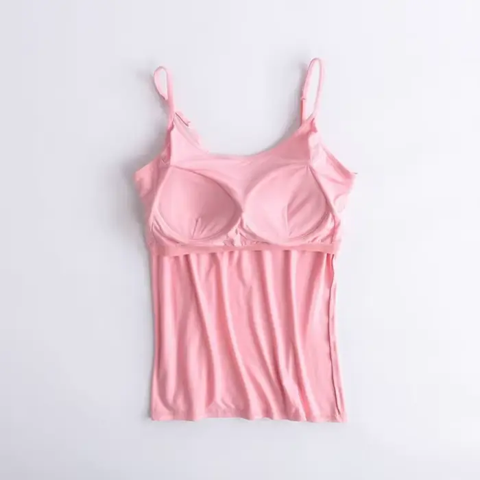 Camisole astronomique avec soutien-gorge rembourré intégré pour femme