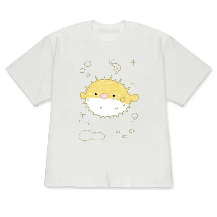 T-shirt à manches courtes avec motif de requin mignon