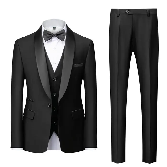 M-6XL hommes décontracté affaires ont fumé imbibé haut de gamme marque Boutique mode Blazer glaPants