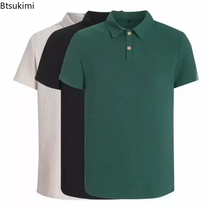 Polo homme uni slim de qualité supérieure