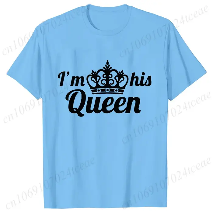 T-shirt Je suis son roi pour couples