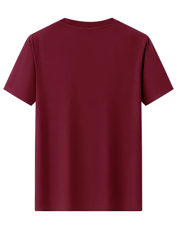 T-shirt décontracté pour homme 100 % coton