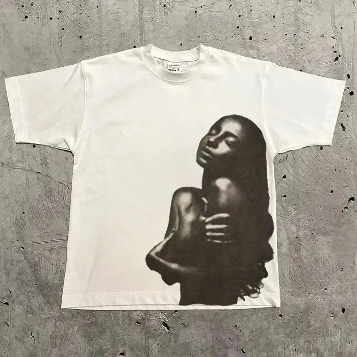 T-shirt graphique hommes femmes haut Vintage Hip Hop Streetwear surdimensionné