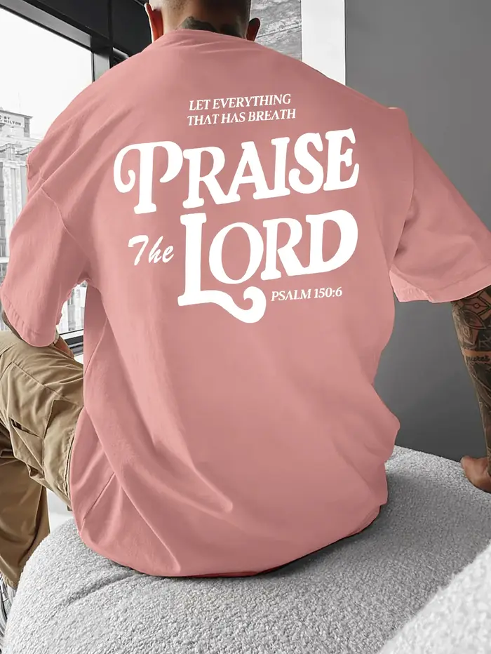 T-shirt graphique « Que tout loue le Seigneur » de Christian Faith