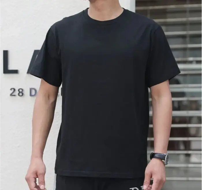 T-shirts pour hommes 2025 – Nouveauté été – T-shirt oversize en coton décontracté de haute qualité à manches courtes –