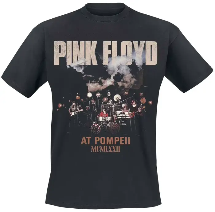 T-shirt décontracté en coton avec motif de la groupe Pink Floyd