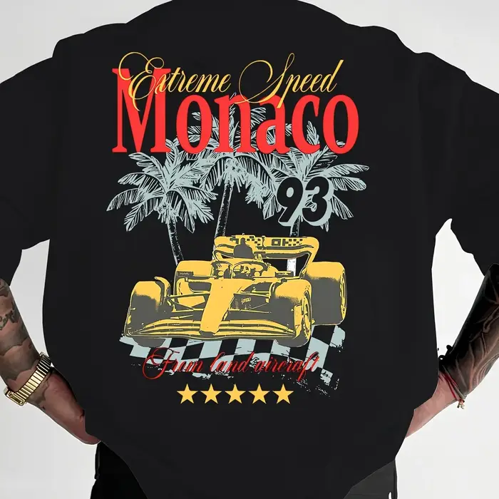 T-shirt imprimé vintage pour homme