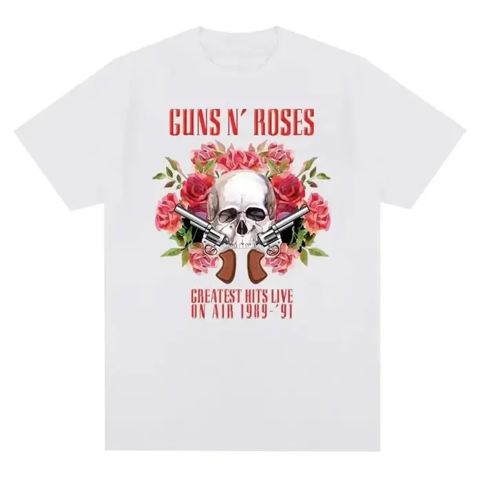 T-shirt à imprimé graphique Guns N Roses