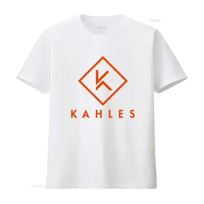 T-shirt noir pour homme Kahles Optics Rifles Hunting avec logo orange stylé pour les amateurs de plein air