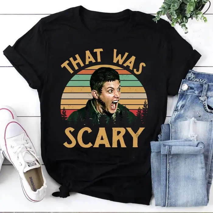 "So Scary" T-shirt surnaturel Winchester frères T-shirt Winchester frères T-shirt unisexe 100% coton Streetwear