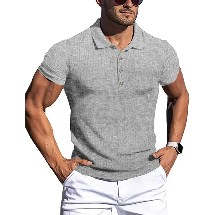 Polo à manches courtes pour hommes