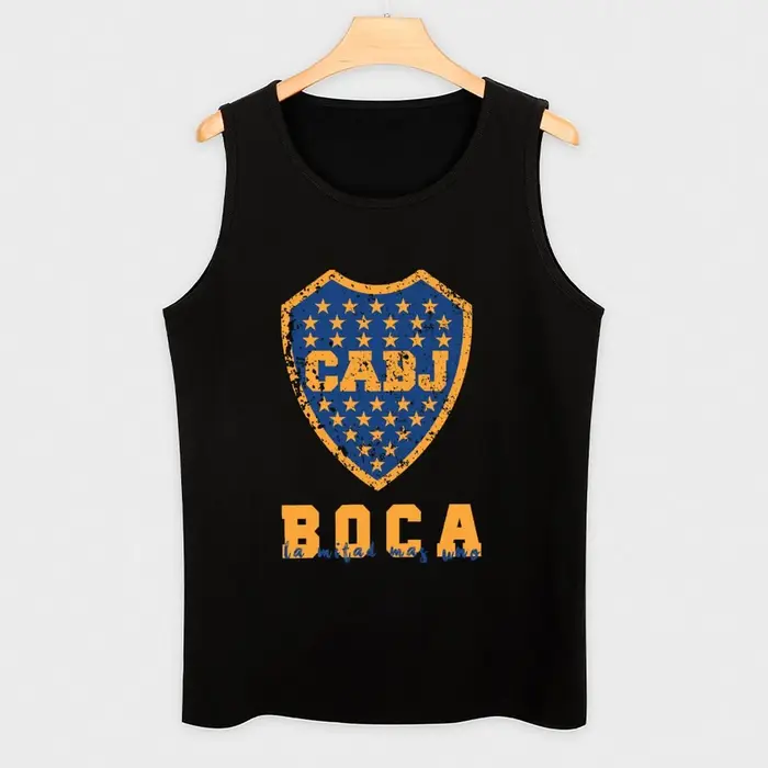 Boca Juniors, Argentine Débardeur sans manches chemise de sport homme fitness Gym t-shirt
