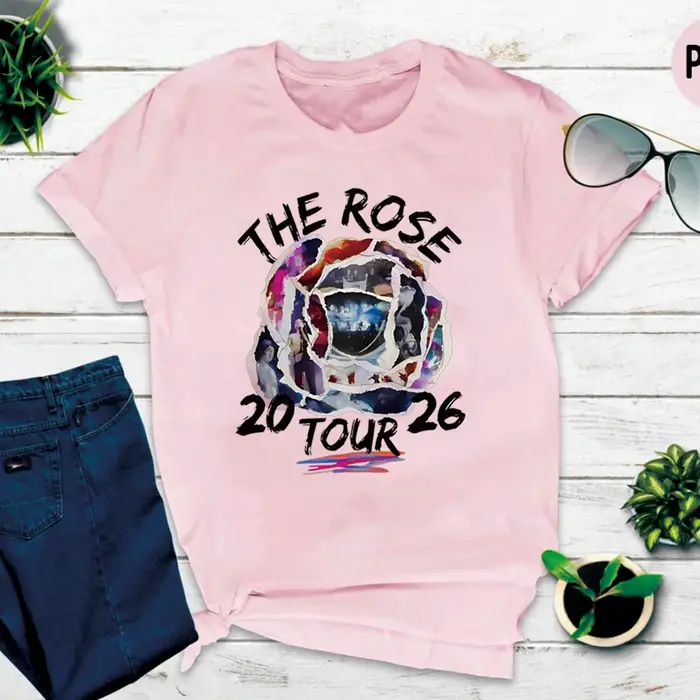 T-shirt tendance The Rose 2026 Rosetopia Tour