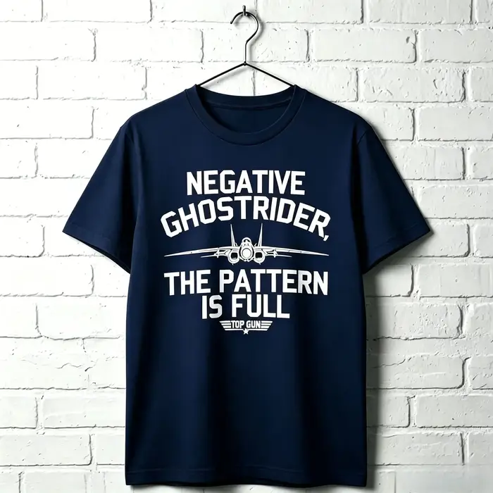 T-shirt unisexe imprimé graphique film Top Gun 40e anniversaire