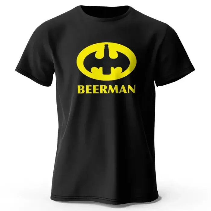T-shirt imprimé Beer Man pour hommes
