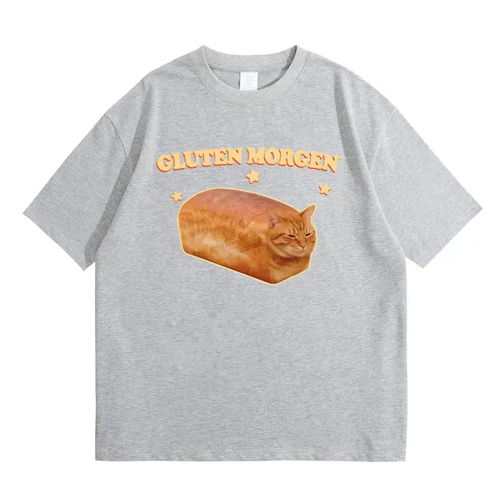 T-shirt humoristique avec motif de chat