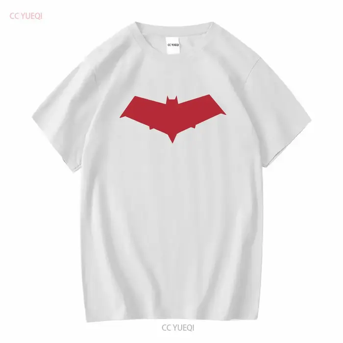 Symbole du capot rouge Jason Todd t-shirt noir manches longues ou courtes vintage lavé unisexe homme mode légèrement respirant décontracté