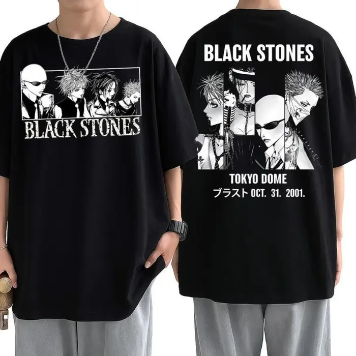 Nana Anime dos homme chemise graphique Manga amant Otaku Ropa groupe de musique Anime vêtements Mang