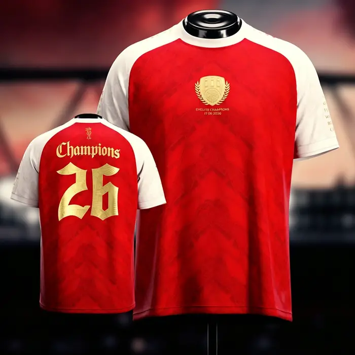 Maillot des champions anglais AFC 2026