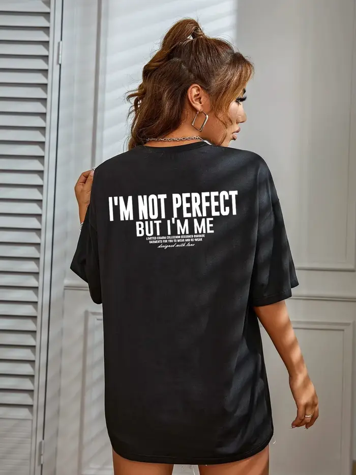T-shirt imprimé lettres