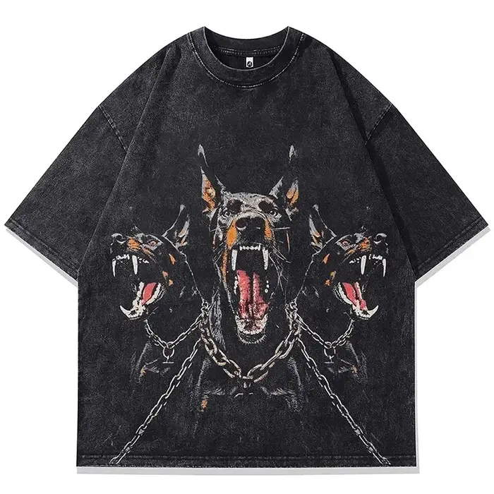 T-shirt à imprimé graphique amusant Doberman Pinscher pour hommes et femmes