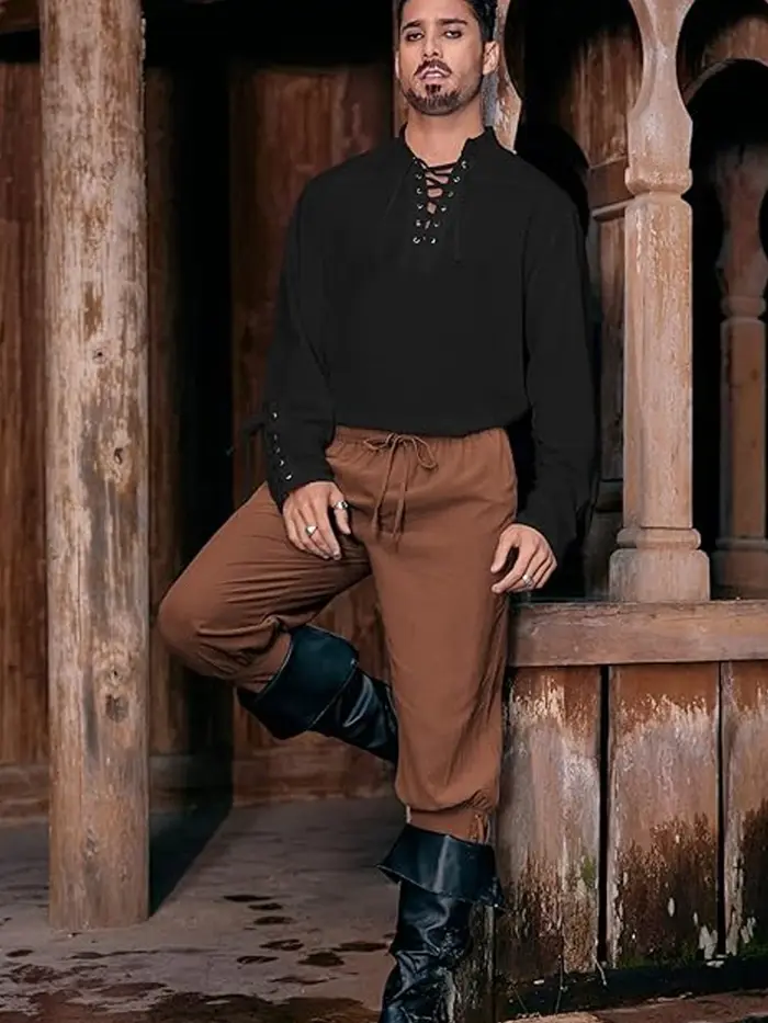 Chemise à manches longues pour hommes