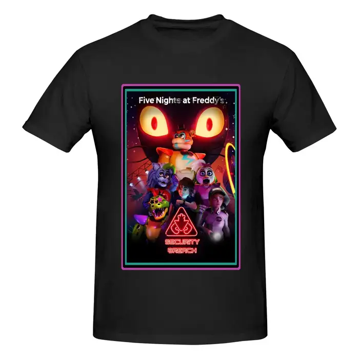 T-shirt drôle du film d'Halloween FNAF pour hommes