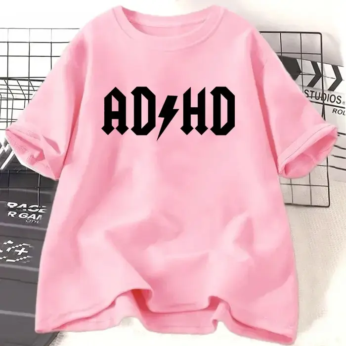 T-shirts imprimés Adhd pour femmes