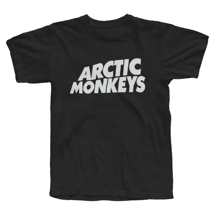 T-shirt à manches courtes imprimé col rond Rock Band Arctic Monkey 2026 pour un style décontracté qu