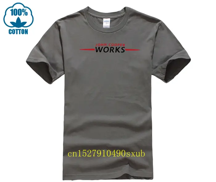 Polo John Cooper Work Mini JCW Logo blanc et gris