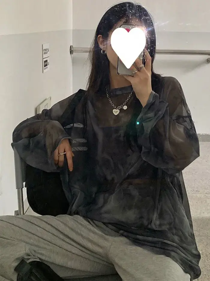 T-shirt à Manches sulfpour Femme
