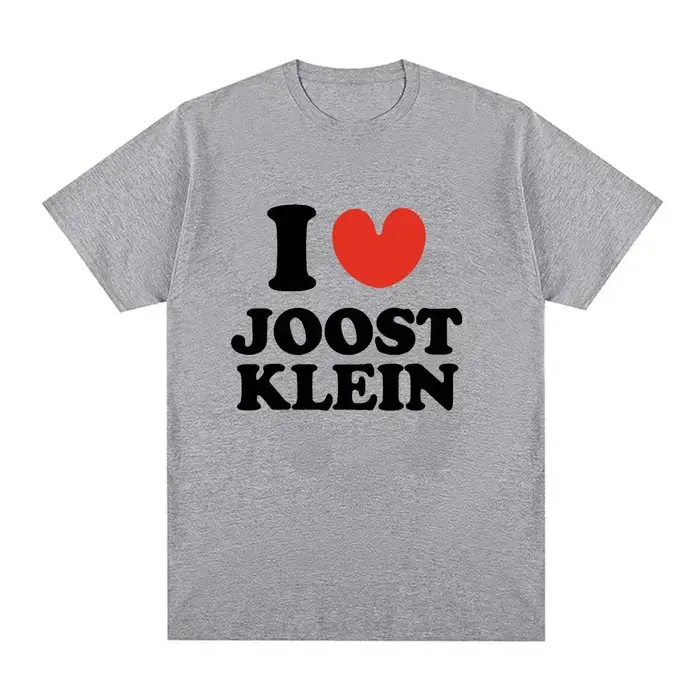 J'aime Joost Klein T-shirt hommes femmes mode Hip Hop Vintage T-shirt 100% coton col rond manches co
