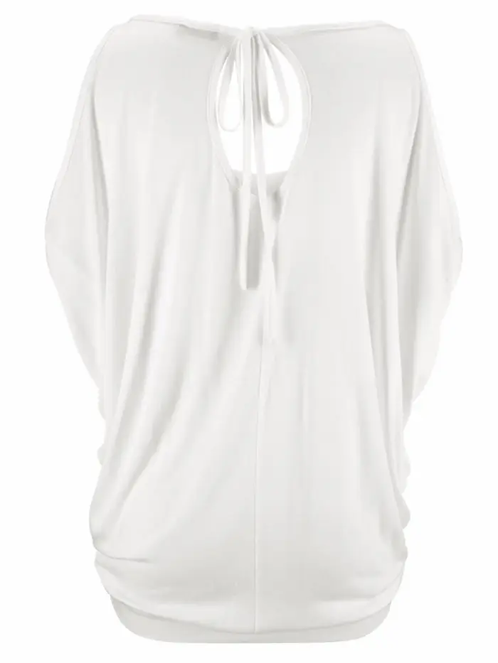 T-shirt à manches fendues pour femmes