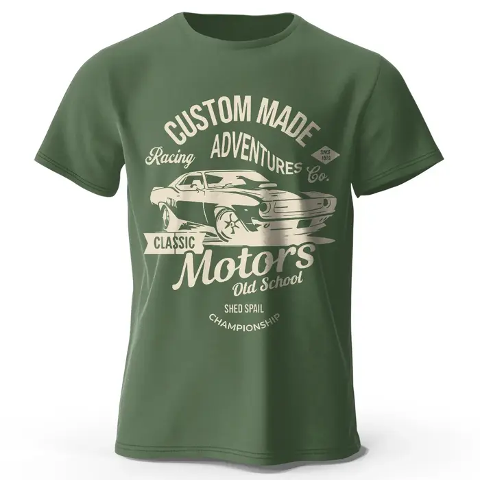 T-Shirt imprimé Motors pour hommes et femmes