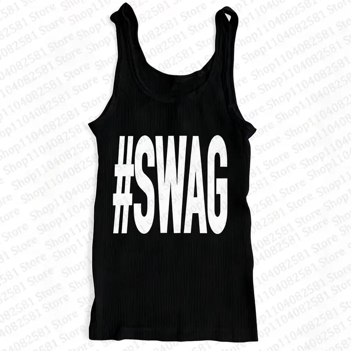 Mode américaine femmes gilet de rue Grunge Emo fille coupe ajustée punk lettre imprimer mignon haut