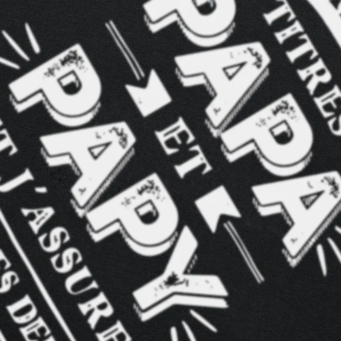 Texts français Papa et Papy cadeau hommes vêtements 100% coton doux t-shirt hauts taille ue rétro j'ai deux titres