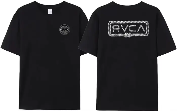 T-shirt RVCA 100% coton pour hommes et femmes