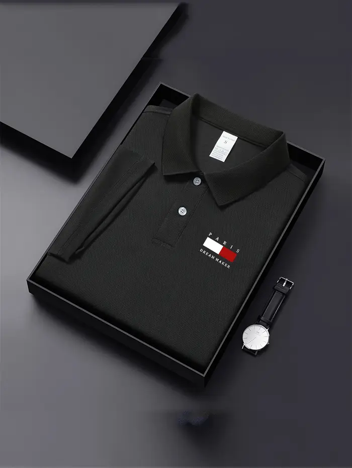 Polo respirant bleu marine pour homme