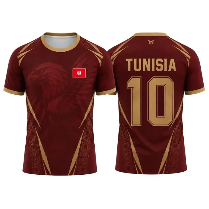 Maillot imprimé drapeau tunisien