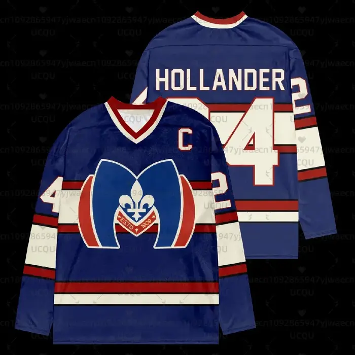 Nouveau maillot de Hockey de rénov chauffé manches longues T-shirt Rozanov HOLLANDER pour hommes et 