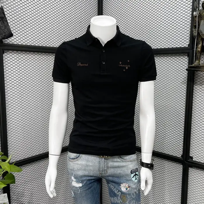 T-shirt Slim avec col pour homme